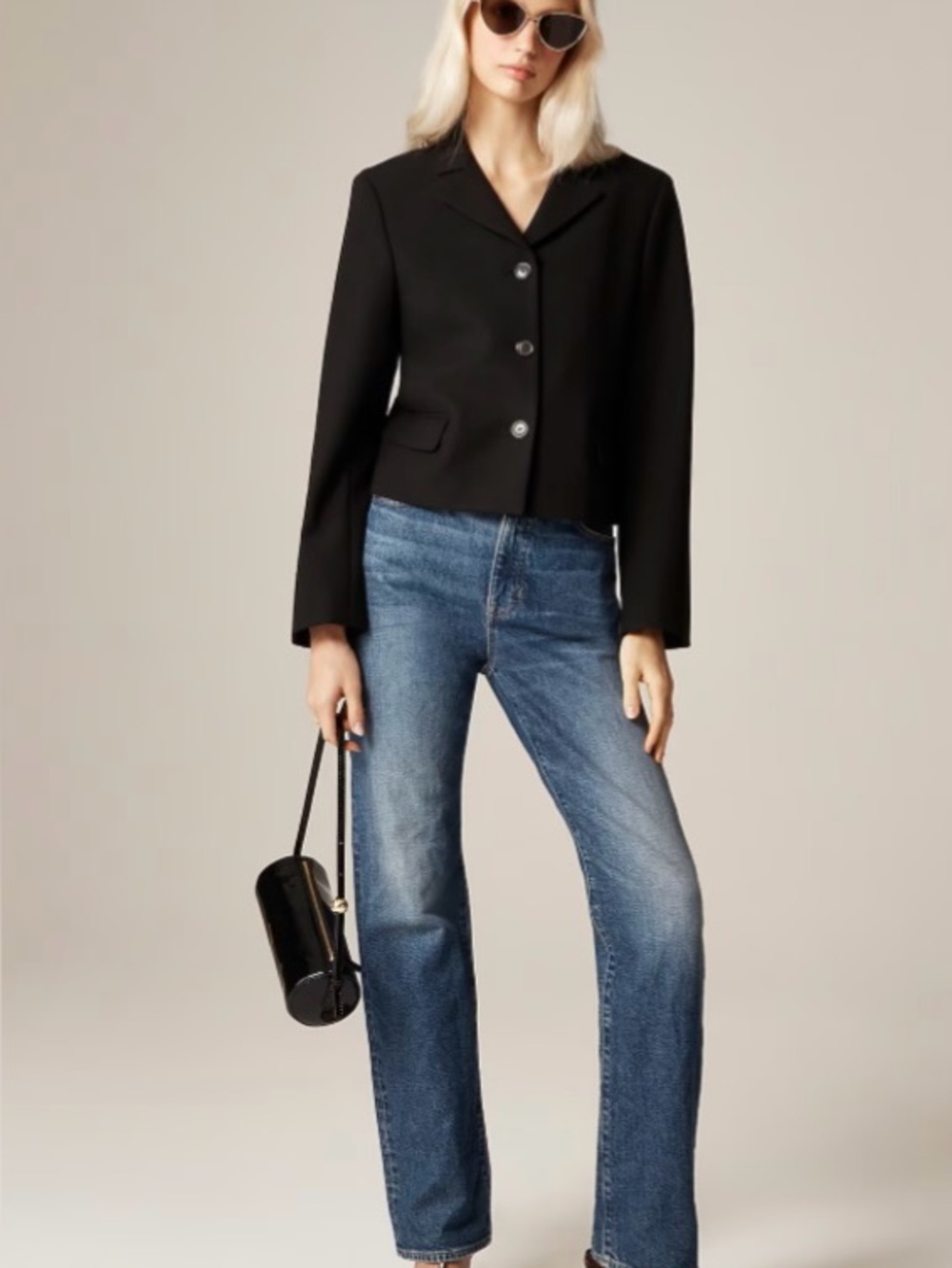 JCrew Cropped Lady Blazer